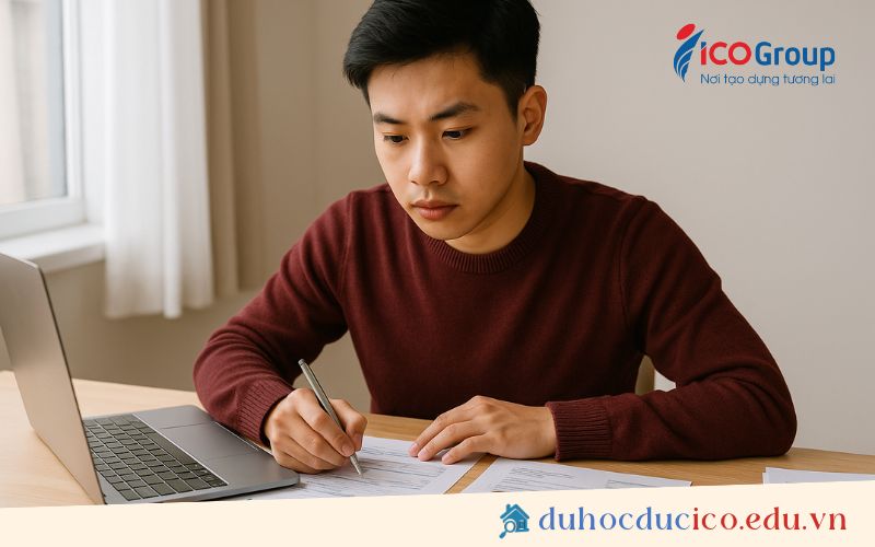 ai can chung minh tai chinh khi du hoc duc