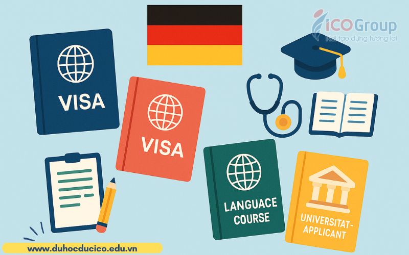 cac loai visa du hoc duc