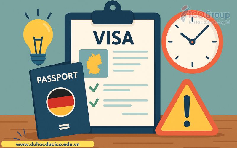 luu y khi xin visa du hoc duc